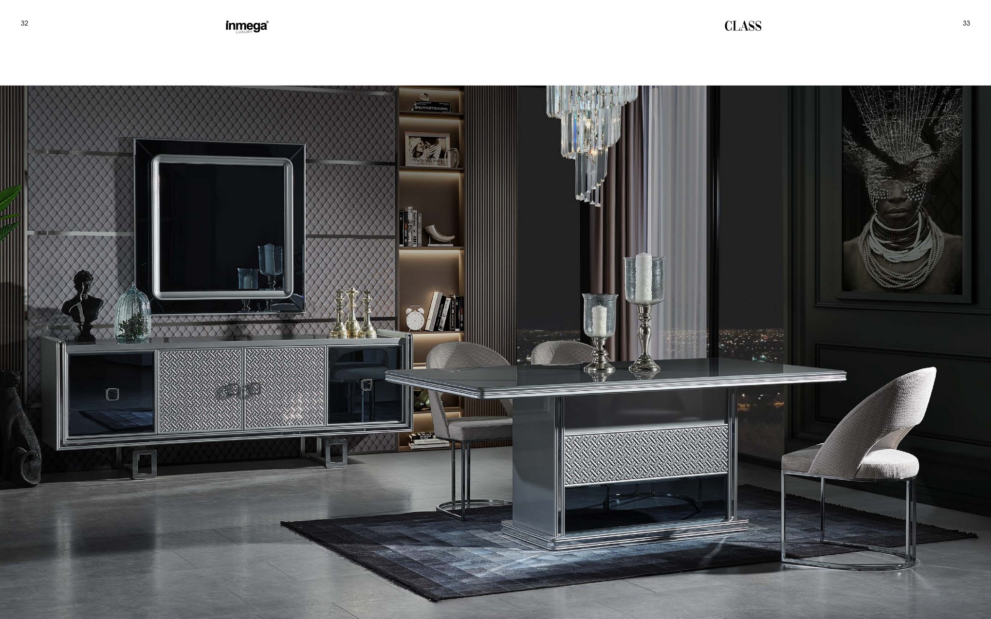 6565dcc9e4294777ab3ab83b7926b669O2seTTeegygYKA6S-16 Class Gümüş Yemek Odası - Görsel 1