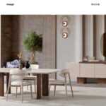 Mostar Açık Ceviz Yemek Odası