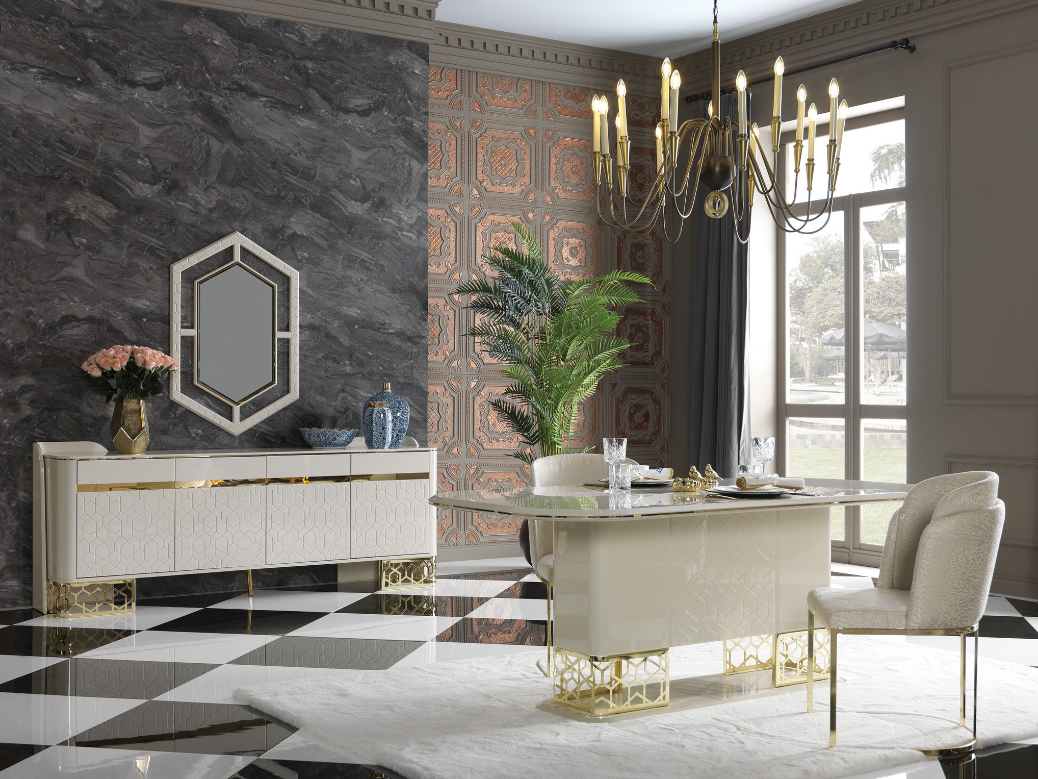 FENDİ (15) Fendi Concept Yemek Odası - Görsel 1