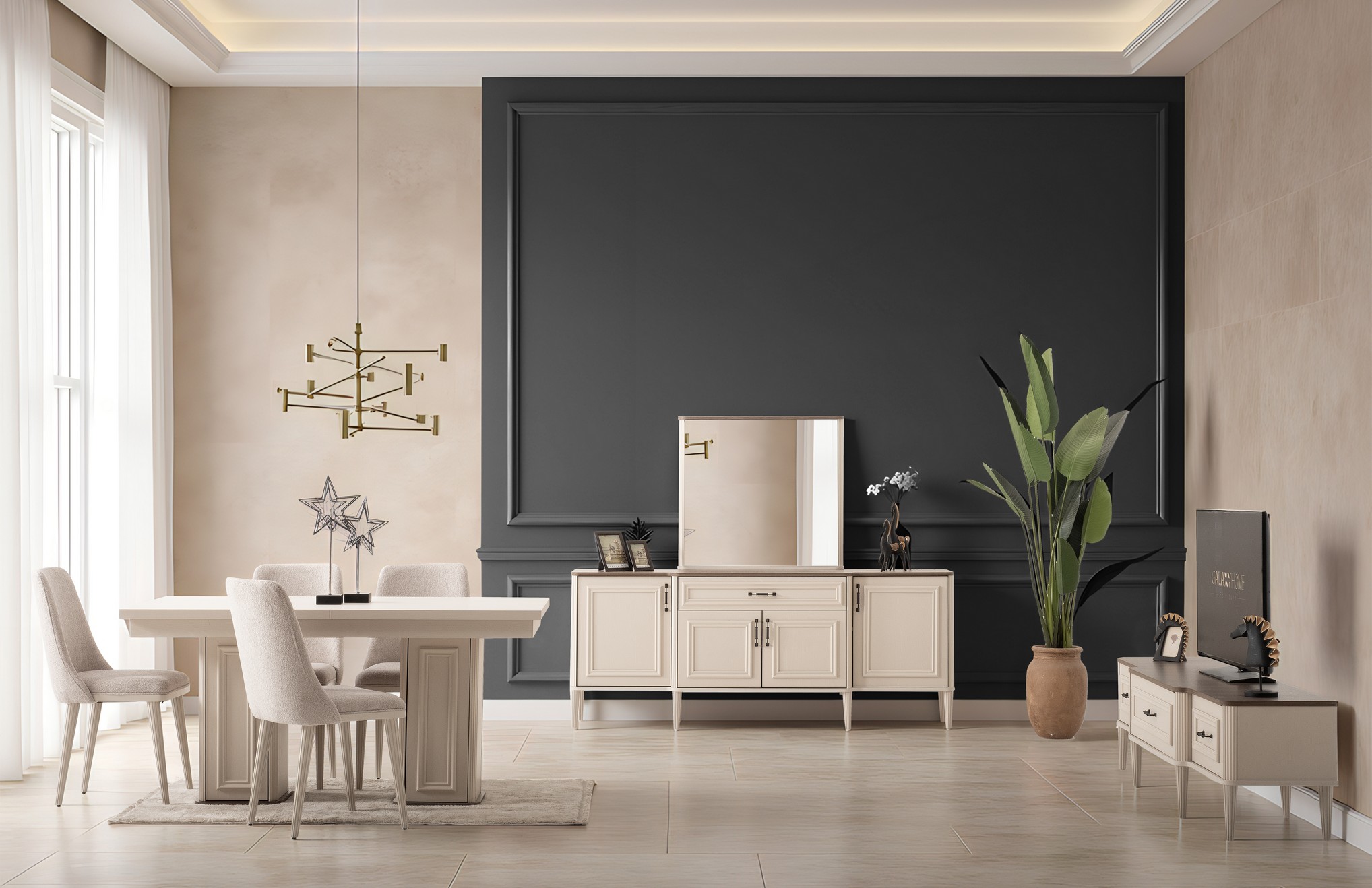 GALAXY HOME - BETA YEMEK ODASI Beta Yemek Odası - Görsel 1