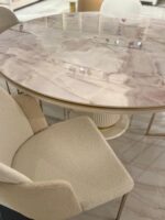 Oscar Yuvarlak Masa Yemek Odası - Görsel 4