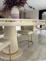 Oscar Yuvarlak Masa Yemek Odası - Görsel 9