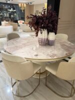 Oscar Yuvarlak Masa Yemek Odası - Görsel 10