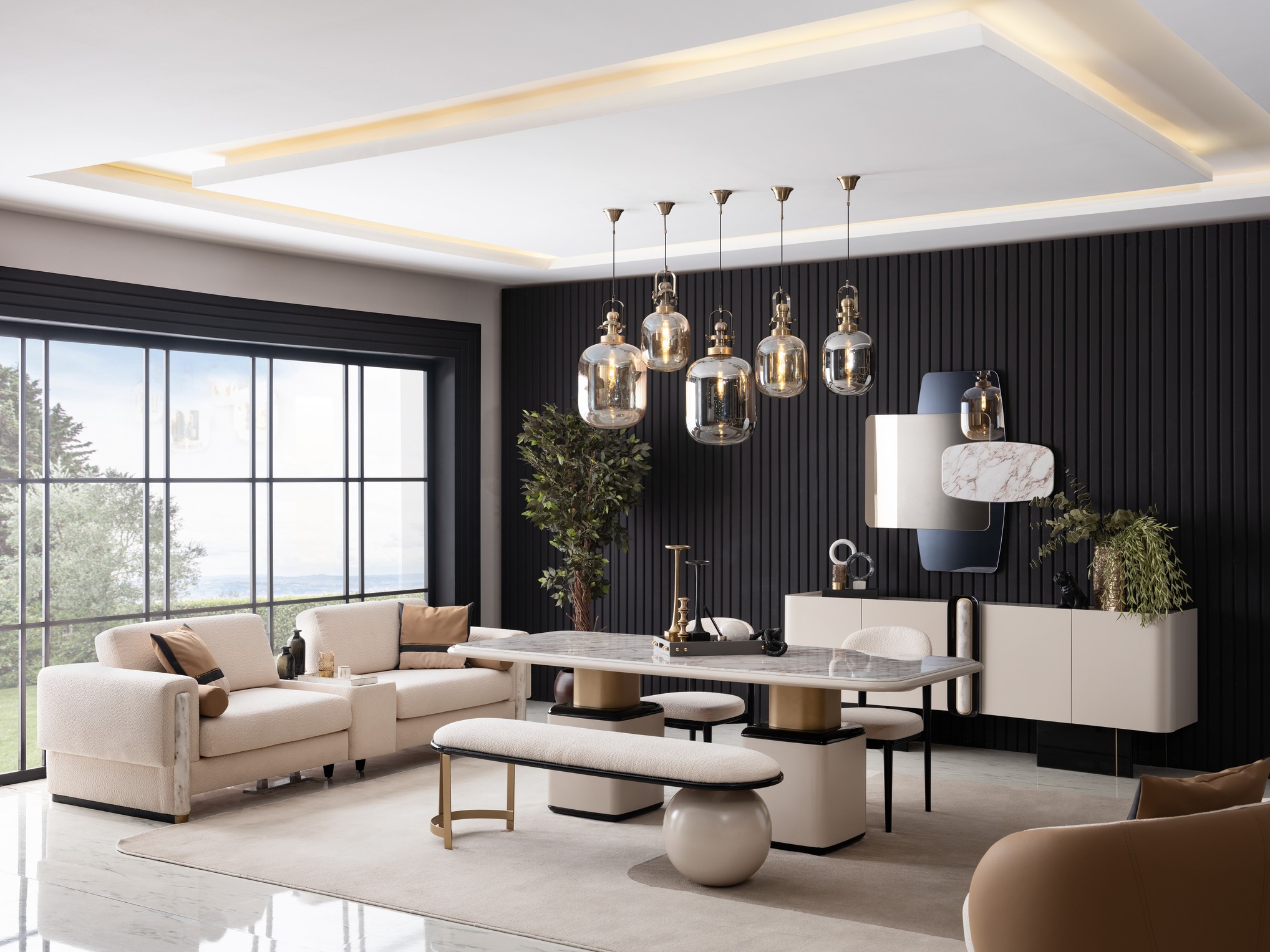 lux-009 copy Milan Yemek Odası - Görsel 1