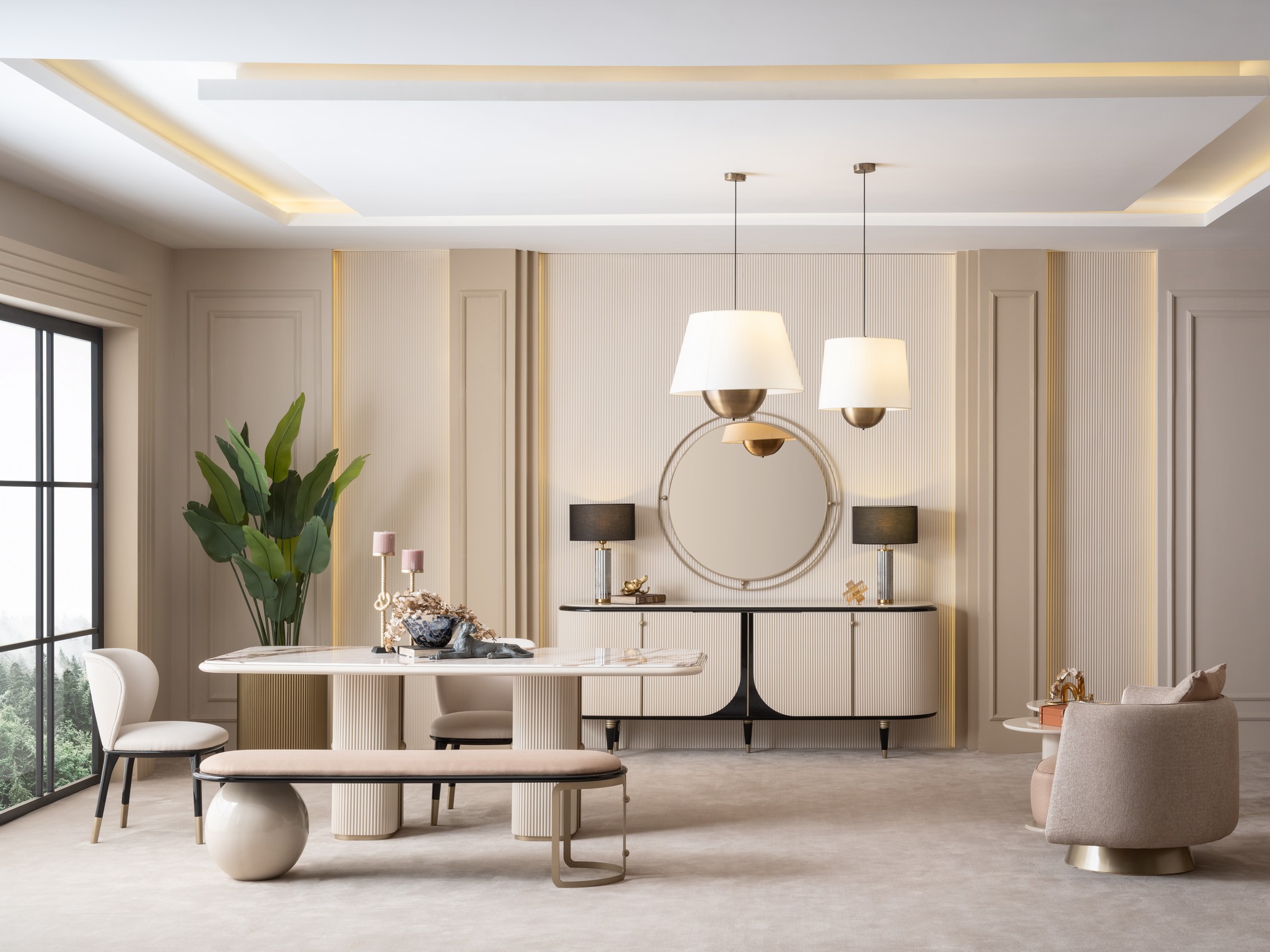 luxe-818 Nobel Yemek Odası - Görsel 1