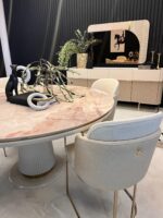 Oscar Yuvarlak Masa Yemek Odası - Görsel 13