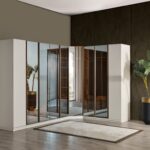 Dolunay Yatak Odası Dolabı Köşeli